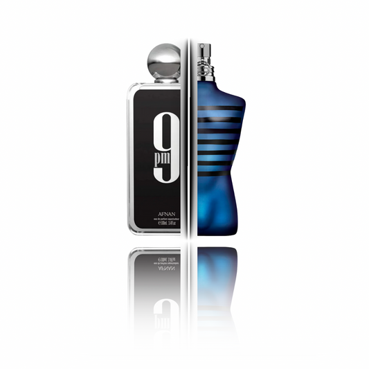 9 PM de Afnan vs. Jean Paul Gaultier Ultra Male: El Dupe Perfecto